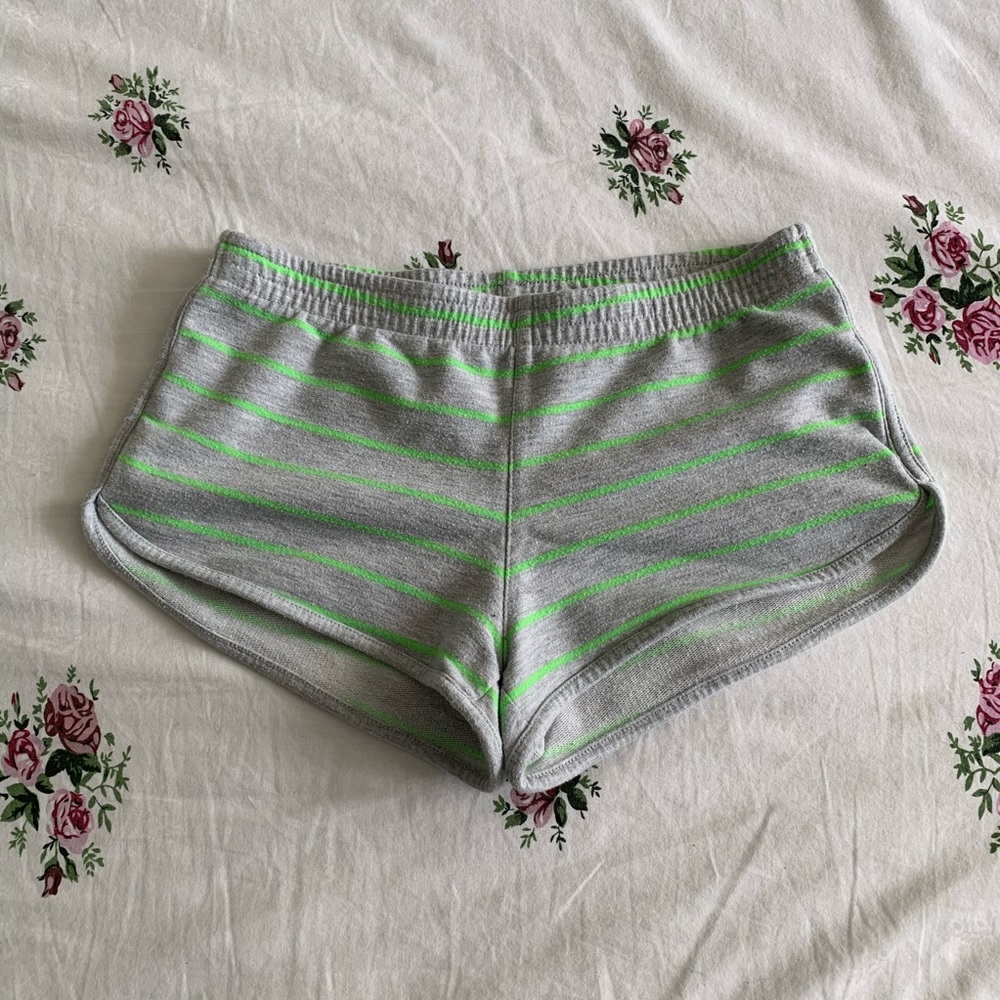 Striped Sleep Short Shorts